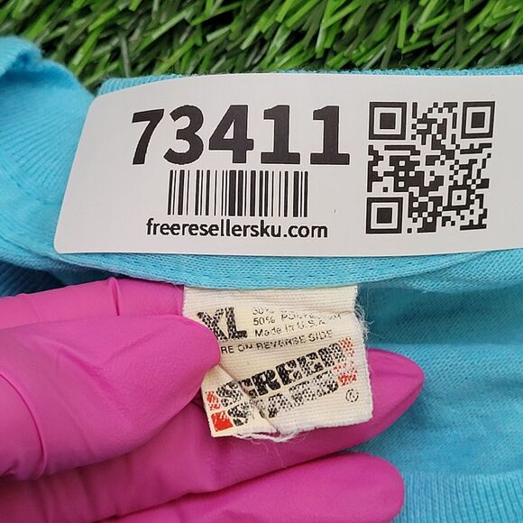 Vintage 1989 Arizona Shirt Womens XL 21x27 Blue - Picture 8 of 13